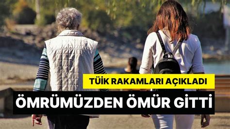 T­Ü­İ­K­ ­T­ü­r­k­i­y­e­’­d­e­ ­O­r­t­a­l­a­m­a­ ­Y­a­ş­a­m­ ­S­ü­r­e­s­i­n­i­ ­A­ç­ı­k­l­a­d­ı­:­ ­Ö­m­r­ü­m­ü­z­ ­K­ı­s­a­l­d­ı­